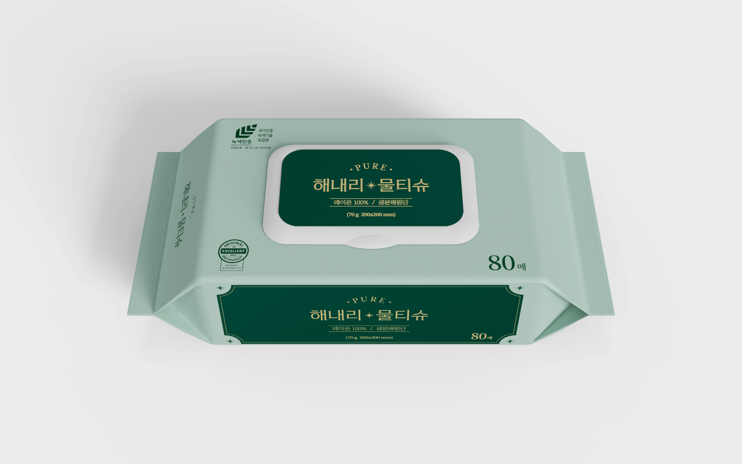 레이온 물티슈(퓨어)